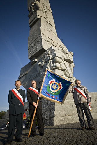 Hodowcy gołębi na Westerplatte